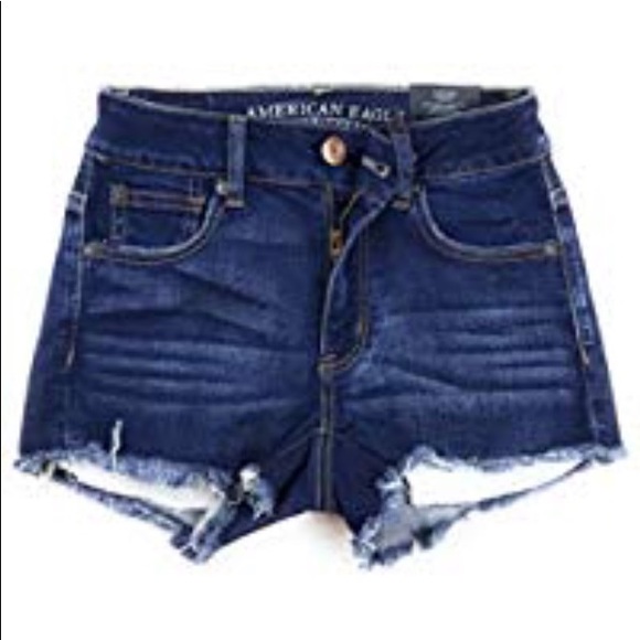 American Eagle Hi-Rise Shortie Size 2 - Picture 1 of 6